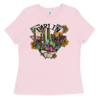 Bubblegum Pink darlin Ladies Tee - SublimationCraftShop