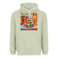 Matcha Happy Hallothanksmas coffee cups Heavyweight Hoodie - texasbilliewilder