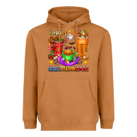 Meerkat Happy Hallothanksmas coffee cups Heavyweight Hoodie - texasbilliewilder