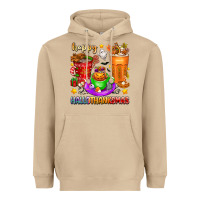 Mushroom Happy Hallothanksmas coffee cups Heavyweight Hoodie - texasbilliewilder