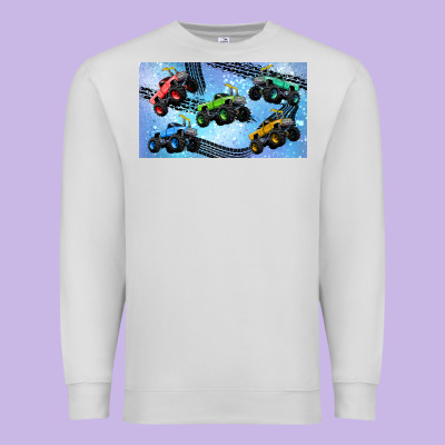 Children Trucks Premium Sweatshirt Designed By Tumblerdesignbyshophia