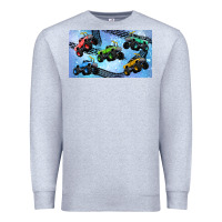 Heather Grey Children trucks Premium Sweatshirt - TumblerDesignByShophia