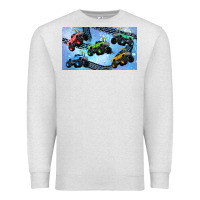 Oatmeal Heather Children trucks Premium Sweatshirt - TumblerDesignByShophia