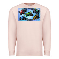 Pale Pink Children trucks Premium Sweatshirt - TumblerDesignByShophia