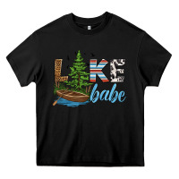 Black lake babe Heavy Core Tee - HRA Design Shop
