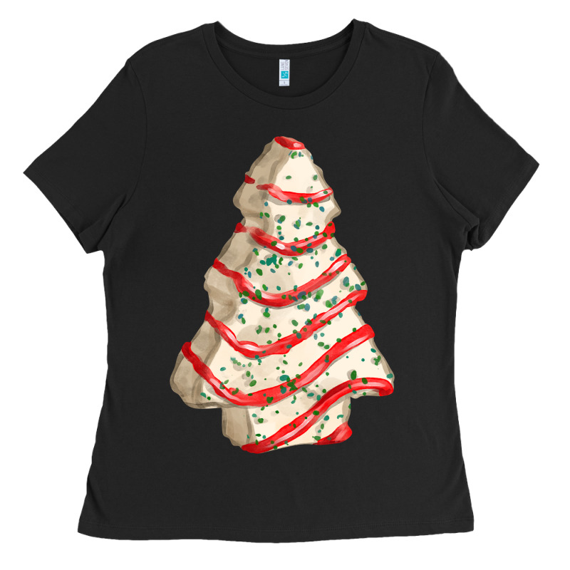 White Christmas Cake Ladies Tee by FaDigitalArtStudio | Teevron