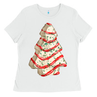 White white christmas cake Ladies Tee - FaDigitalArtStudio