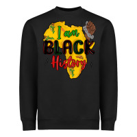 Black i am black history Heavyweight Sweatshirt - MaliasSmallBusiness