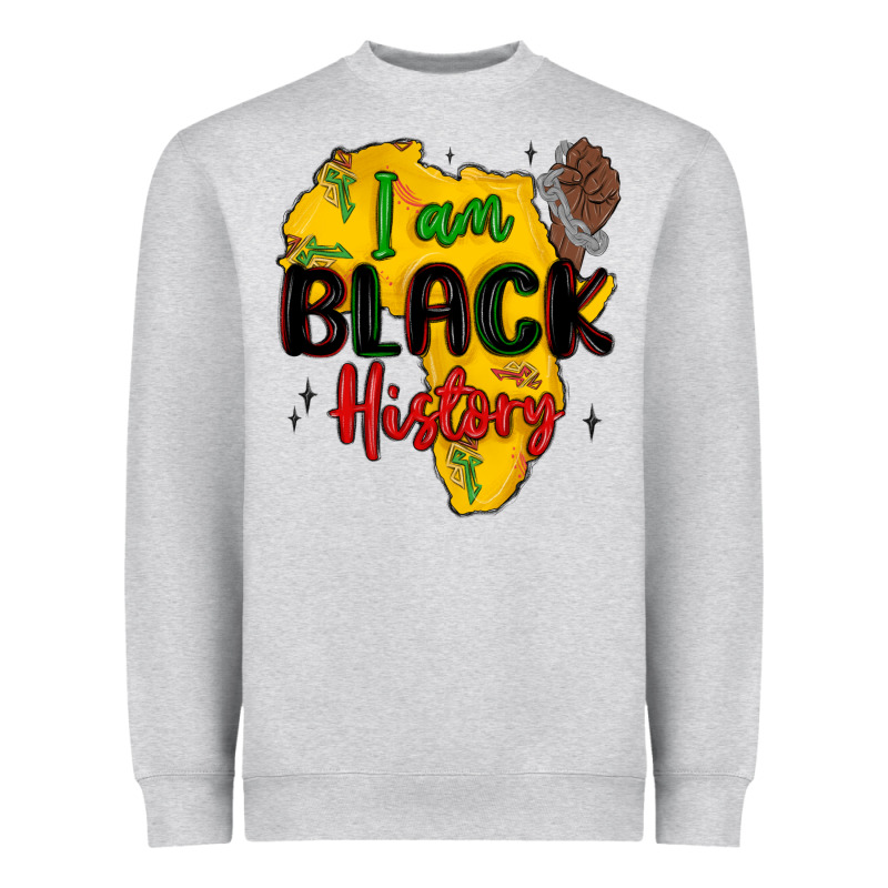 I Am Black History Heavyweight Sweatshirt by MaliasSmallBusiness | Teevron