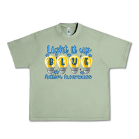 Oil Green light it up Urban Heavy Tee - MaliasSmallBusiness