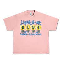 Salmon light it up Urban Heavy Tee - MaliasSmallBusiness