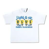 White light it up Urban Heavy Tee - MaliasSmallBusiness