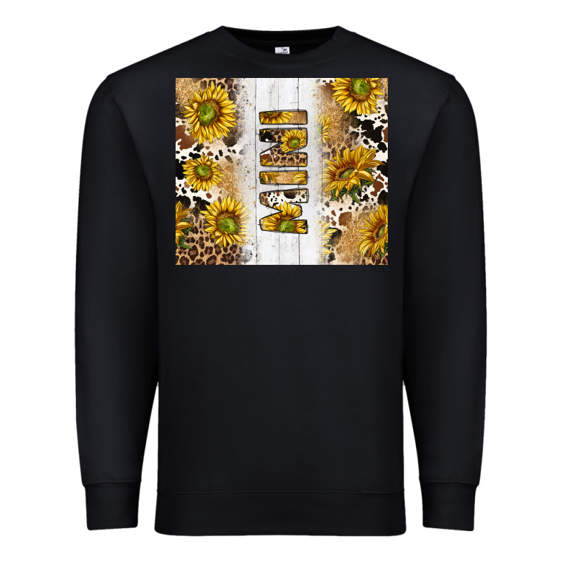 Western Mother's Day Mini With Cowhide And Sunflowers Tumbler Tbs Premium Sweatshirt by TumblerDesignByShophia | Teevron