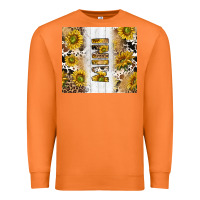 Carrot western mother's day mini with cowhide and sunflowers tumbler tbs Premium Sweatshirt - TumblerDesignByShophia