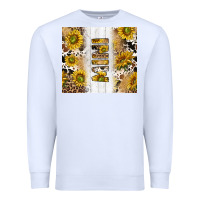 White western mother's day mini with cowhide and sunflowers tumbler tbs Premium Sweatshirt - TumblerDesignByShophia