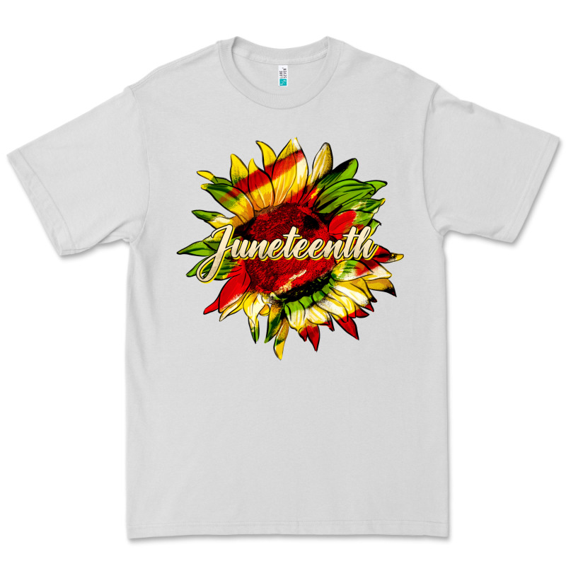 Juneteenth Sunflower Black Lives Matter Premium Tee by HRA Design Shop | Teevron