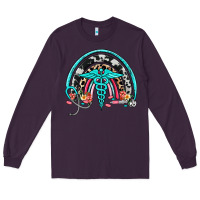 Plum nurse rainbow Long Sleeve Tee - NancyCooperArtShop