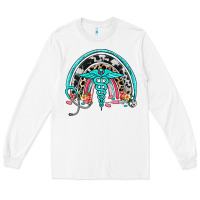 White nurse rainbow Long Sleeve Tee - NancyCooperArtShop