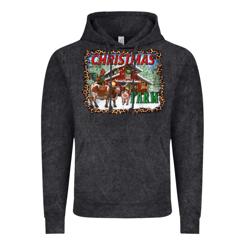 Christmas On The Farm Vintage Hoodie by RanaPortraitStore | Teevron