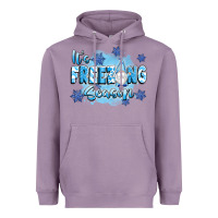 Lavender it's freezing season Heavyweight Hoodie - texasbilliewilder