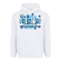 White it's freezing season Heavyweight Hoodie - texasbilliewilder