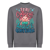 Storm stay curious and axolotl questions Heavyweight Sweatshirt - MaliasSmallBusiness