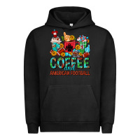 Pigment Black Coffee And American Football Coffee Cups Urban Hoodie - FaDigitalArtStudio