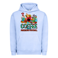 Pigment Grape Ice Coffee And American Football Coffee Cups Urban Hoodie - FaDigitalArtStudio