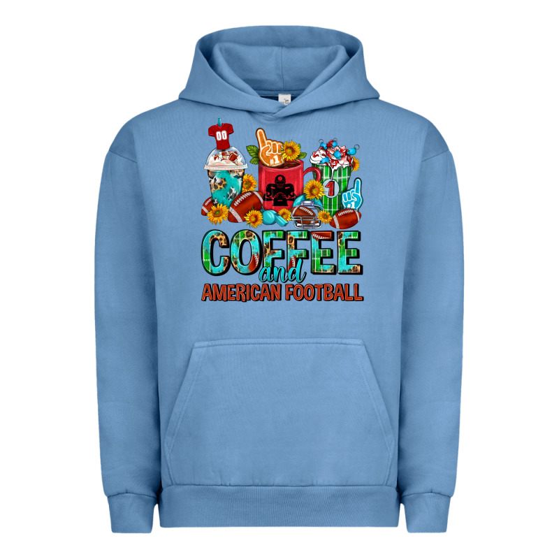 Coffee And American Football Coffee Cups Urban Hoodie by FaDigitalArtStudio | Teevron