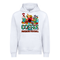 White Coffee And American Football Coffee Cups Urban Hoodie - FaDigitalArtStudio