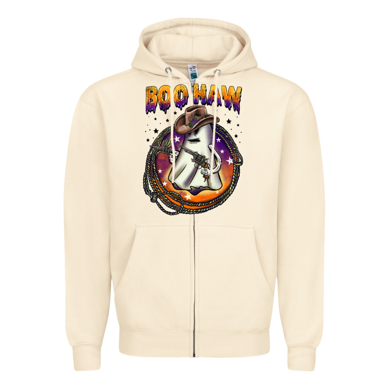 Boo Haw Zipper Hoodie by BarkalooDesign | Teevron