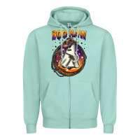 Seafoam boo haw Zipper Hoodie - BarkalooDesign