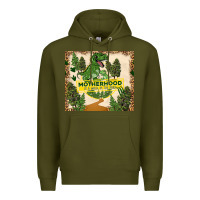 Army Green motherhood is a walk in the park Premium Hoodie - TumblerDesignByShophia