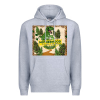 Heather Grey motherhood is a walk in the park Premium Hoodie - TumblerDesignByShophia