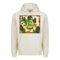 Oatmeal Heather motherhood is a walk in the park Premium Hoodie - TumblerDesignByShophia