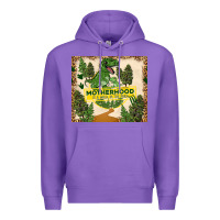 Purple motherhood is a walk in the park Premium Hoodie - TumblerDesignByShophia