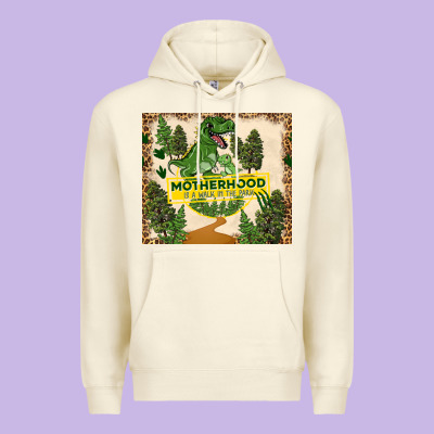 Motherhood Is A Walk In The Park Premium Hoodie Designed By Tumblerdesignbyshophia