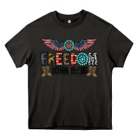 Asphalt freedom john Heavy Core Tee - CowhideDigitalArt