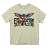 Mossy freedom john Heavy Core Tee - CowhideDigitalArt
