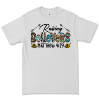 Dove Grey raising believers Premium Tee - CowhideDigitalArt