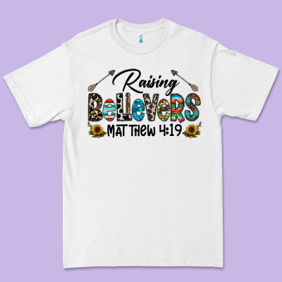 Raising Believers Premium Tee Designed By Cowhidedigitalart