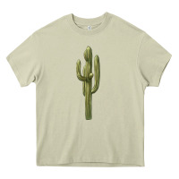 Mossy cactus Heavy Core Tee - BarkalooDesign
