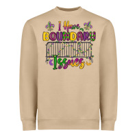 Mushroom i have boundary issues Heavyweight Sweatshirt - MaliasSmallBusiness