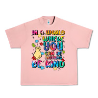 Salmon in a world where you can be anything Urban Heavy Tee - MaliasSmallBusiness