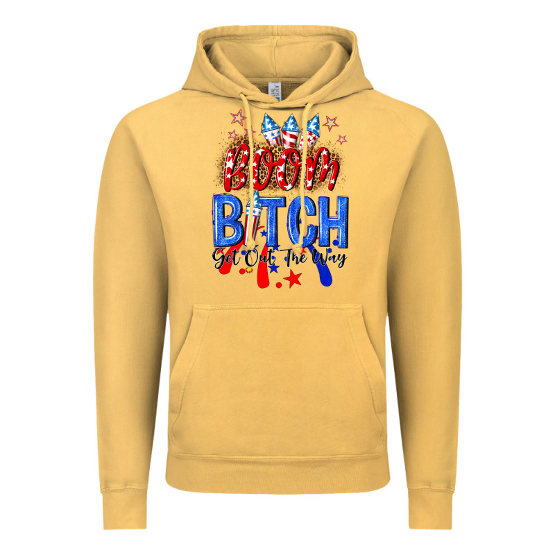 Boom Bitch Get Out The Way Vintage Hoodie by NancyCooperArtShop | Teevron
