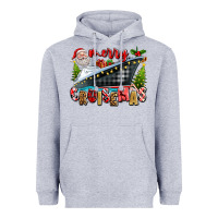 Heather Grey Merry Cruisemas Heavyweight Hoodie - texasbilliewilder