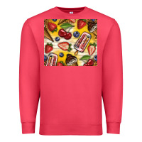 Cardinal summer ice cream with fruits Premium Sweatshirt - TumblerDesignByShophia