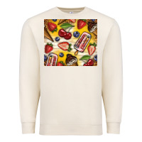 Sandshell summer ice cream with fruits Premium Sweatshirt - TumblerDesignByShophia