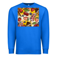 True Royal summer ice cream with fruits Premium Sweatshirt - TumblerDesignByShophia