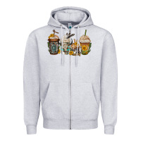 Heather Grey bull skull western coffee cups Zipper Hoodie - Jasminsmagicworld